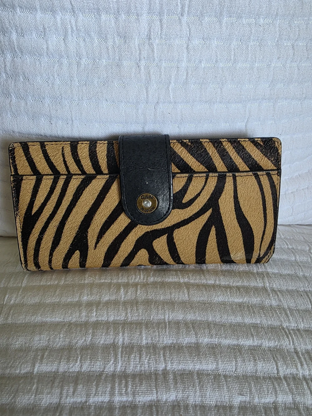 Cabela's 30 30 Win Wallet in Black and Tan